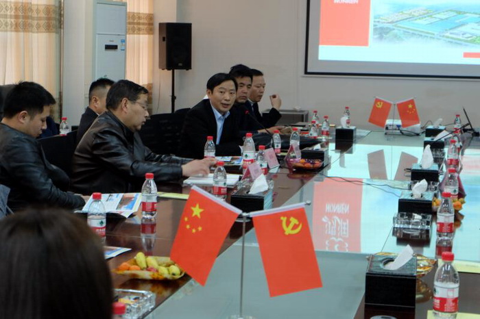 安徽省制衣生產行業(yè)協(xié)會蒞臨公司參觀、視察